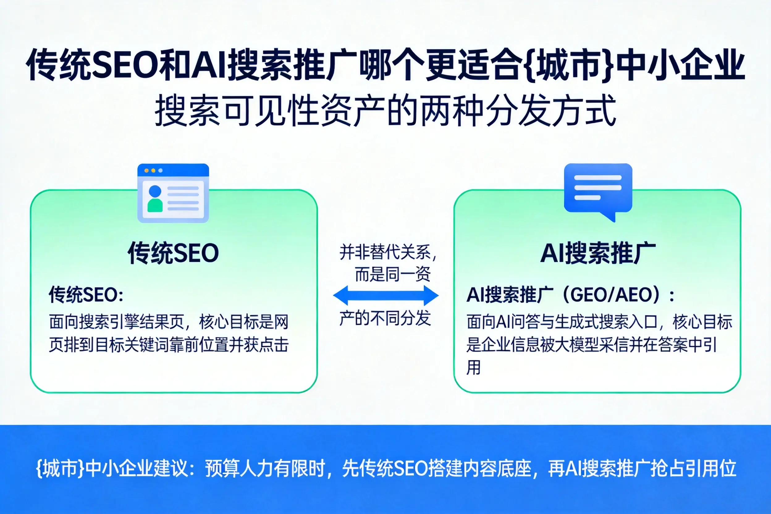 传统SEO和AI搜索推广哪个更适合银川中小企业