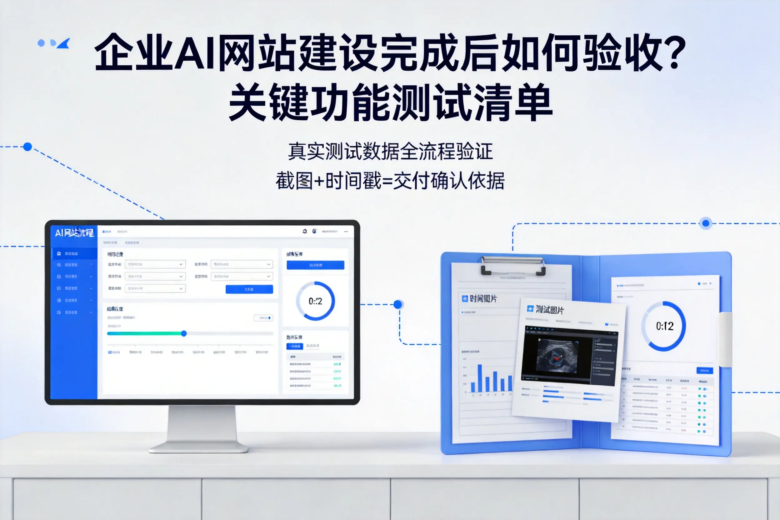 银川企业AI网站建设完成后如何验收?关键功能测试清单